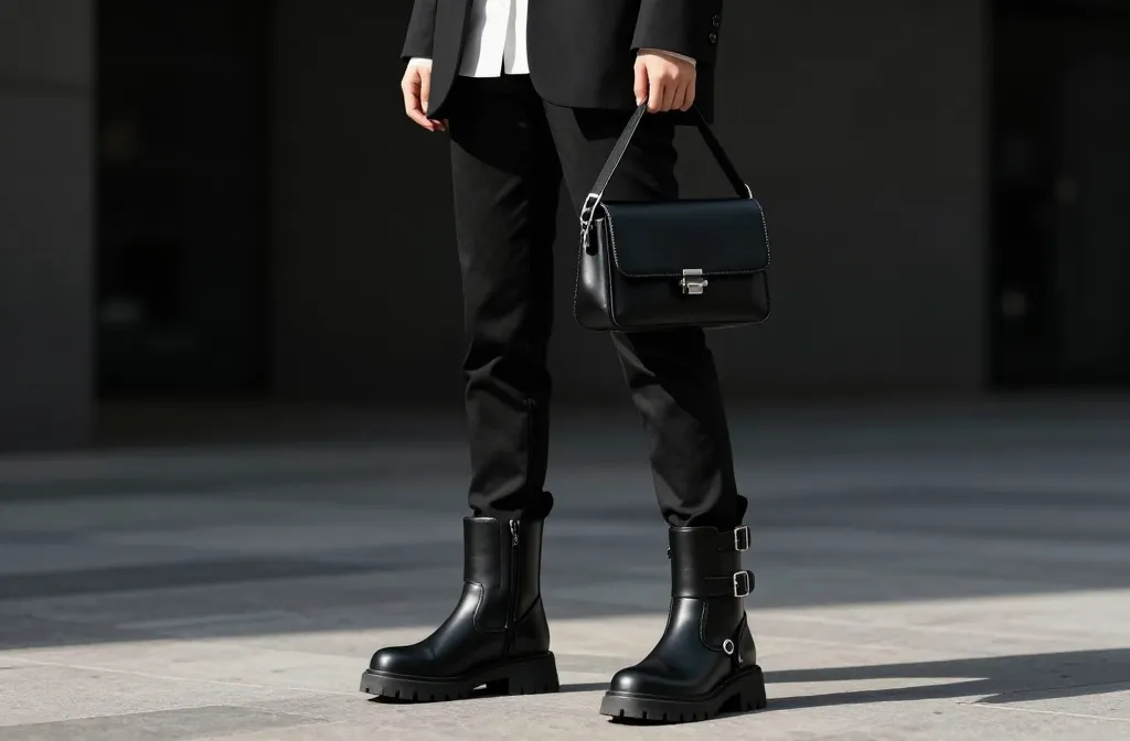 11 Moto Boots Outfit Ideas That Instantly Add Edge to Any Look: Quick Looks