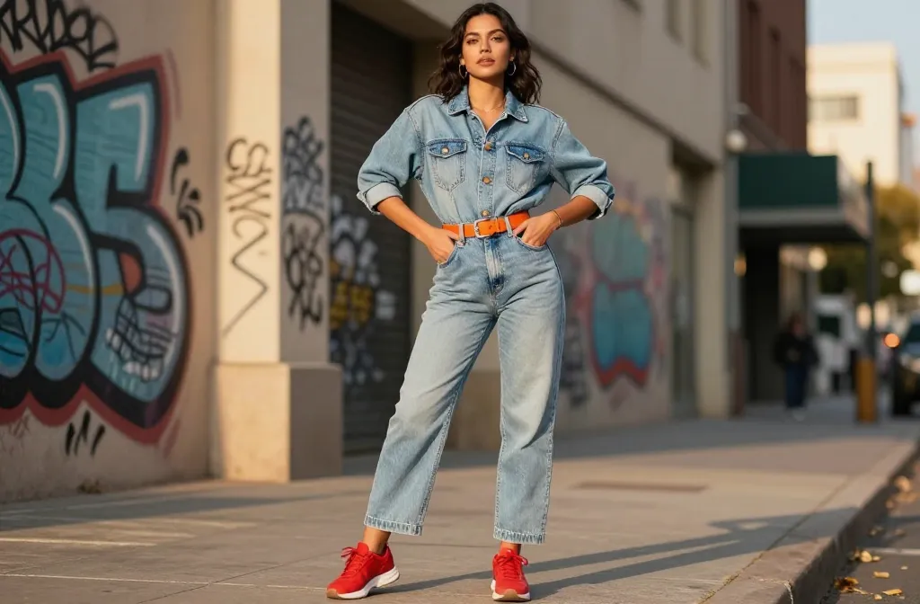 13 Denim Jumpsuit Outfit Ideas for a Cool and Effortless Look: Chic Quickies