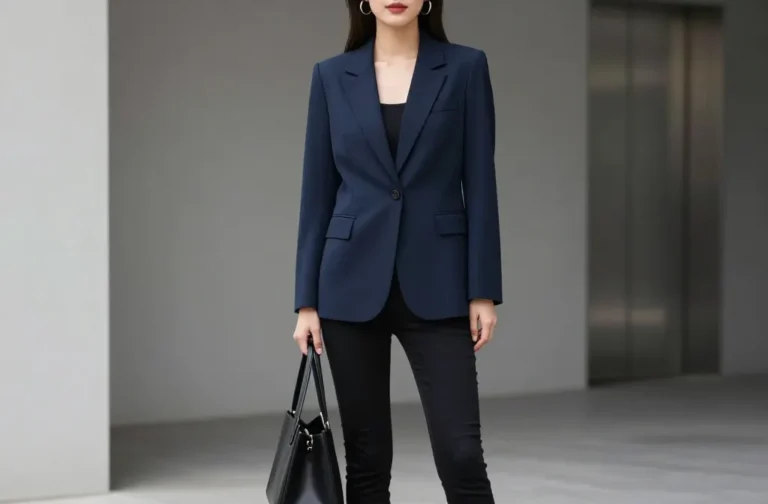 10 Navy Blue and Black Outfit Ideas That Look Sophisticated and Modern