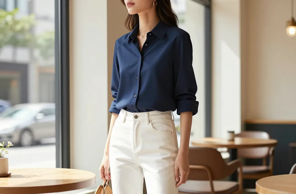 9 Easy Navy Blue Shirt Outfit Ideas for an Effortlessly Stylish Look: Chic & Easy