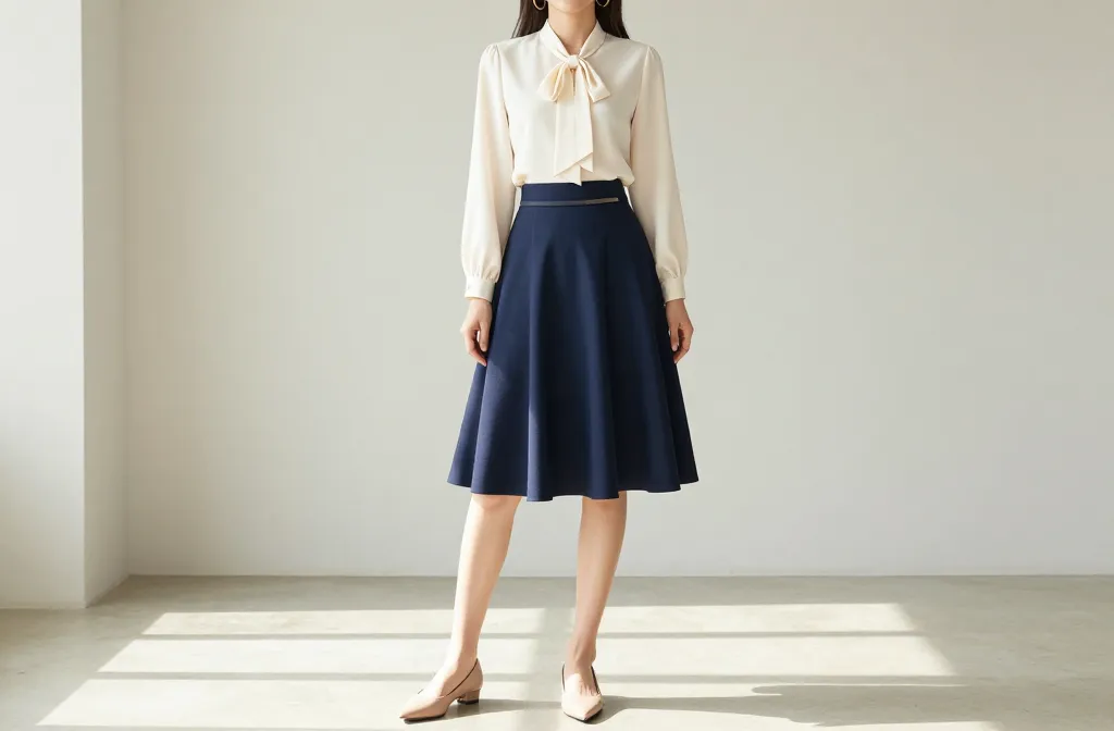 12 Navy Blue Skirt Outfit Ideas That Look Feminine and Chic: Effortless Style