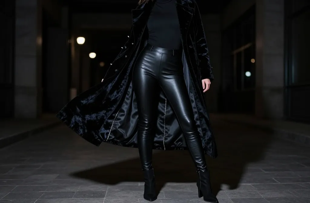 11 All-Black Edgy Outfit Ideas for a Gothic-Inspired Wardrobe: Dark Couture