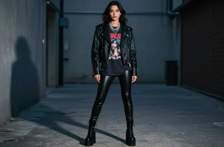 Bold Yet Wearable: 9 Girl Rock Style Outfit Ideas