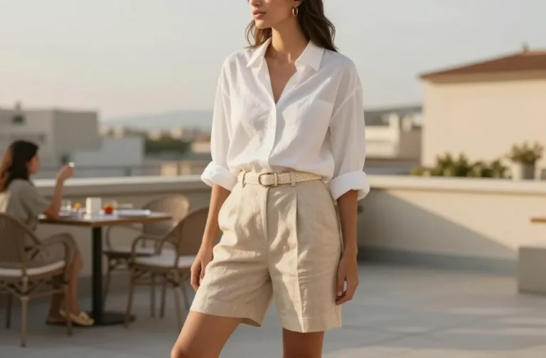 8 Long Shorts Outfits That Look Polished and on-Trend Wonders