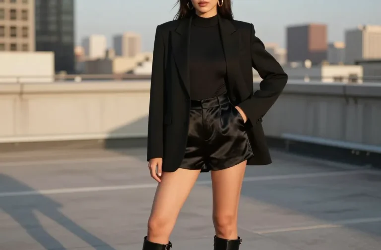 9 Black Shorts Outfit Ideas That Look Chic and Effortless: Street-Ready Looks